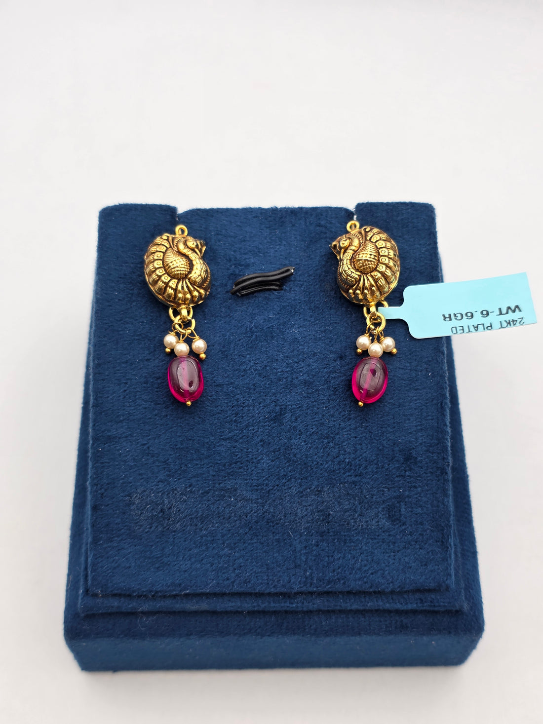 SILVER GOLD PLATED EARRINGS GP137