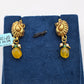 SILVER GOLD PLATED EARRINGS GP135