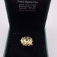 SILVER GOLD PLATED RING GP114