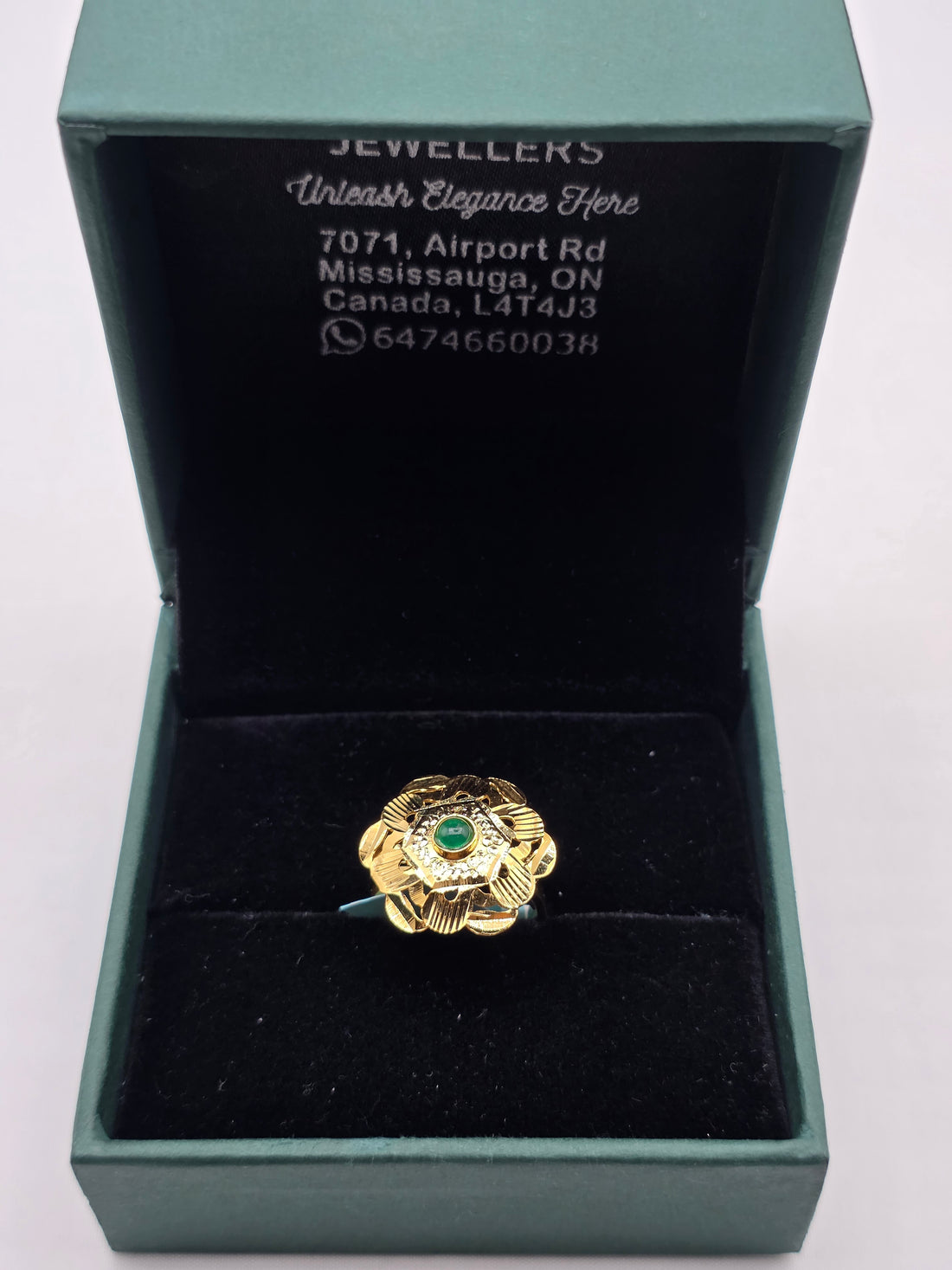 SILVER GOLD PLATED RING GP116