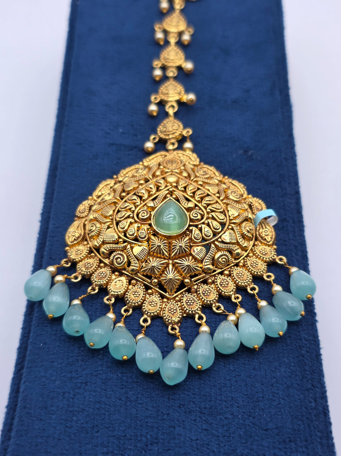 SILVER GOLD PLATED TIKKA GP061