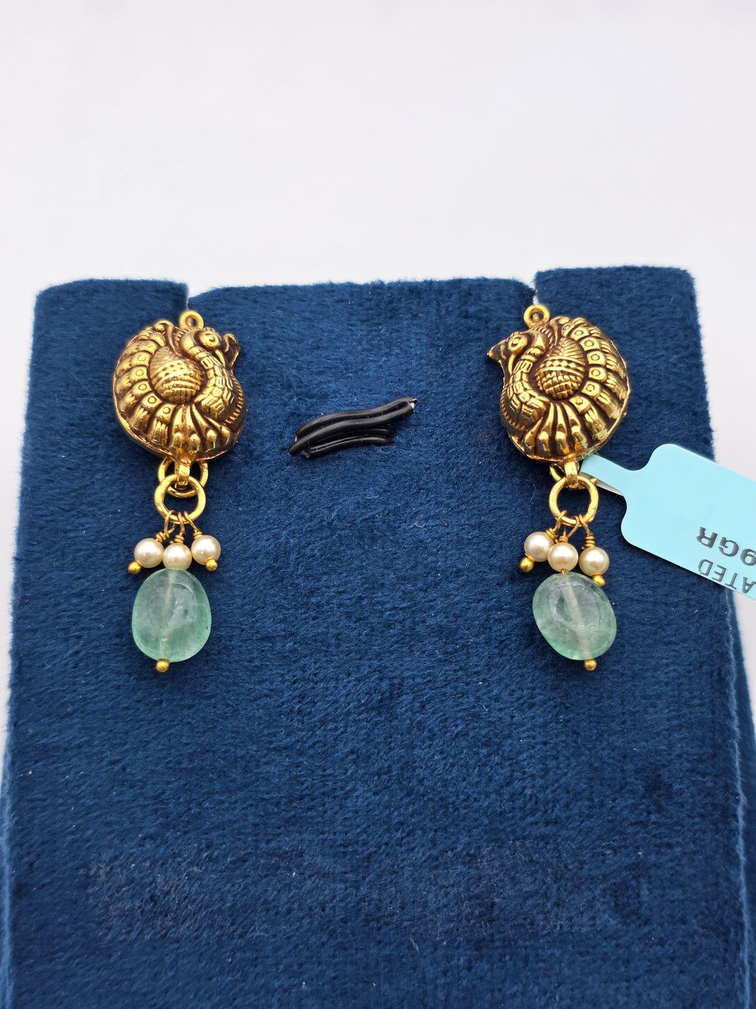 SILVER GOLD PLATED EARRINGS GP140