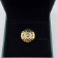 SILVER GOLD PLATED RING GP118