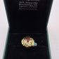 SILVER GOLD PLATED RING GP112