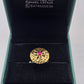 SILVER GOLD PLATED RING GP125