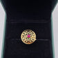 SILVER GOLD PLATED RING GP122