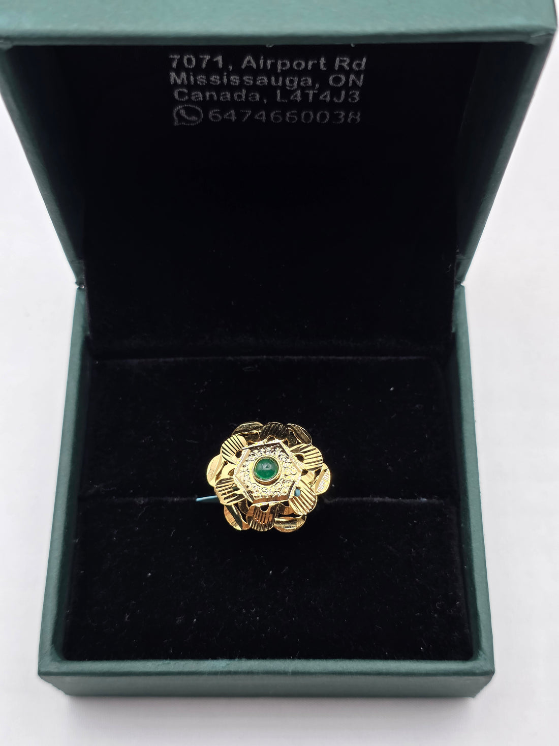 SILVER GOLD PLATED RING GP116