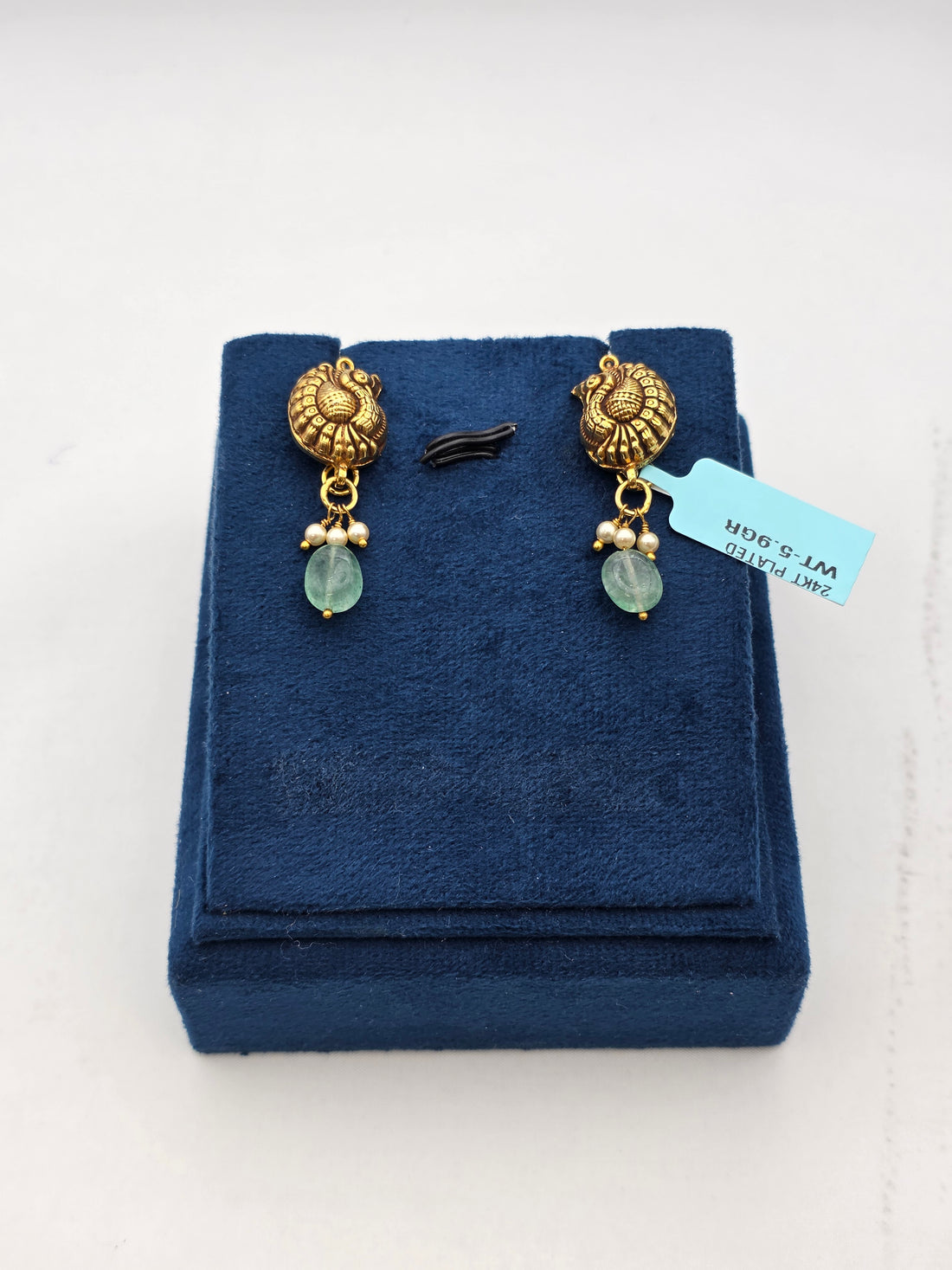 SILVER GOLD PLATED EARRINGS GP140