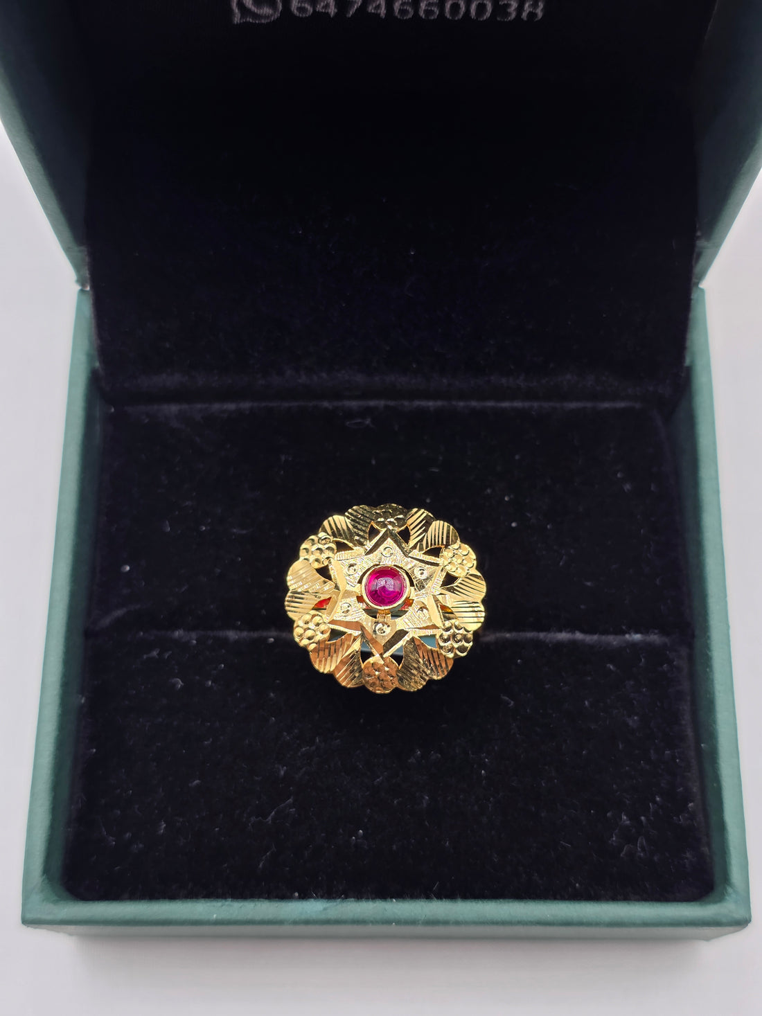 SILVER GOLD PLATED RING GP120