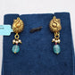 SILVER GOLD PLATED EARRINGS GP133