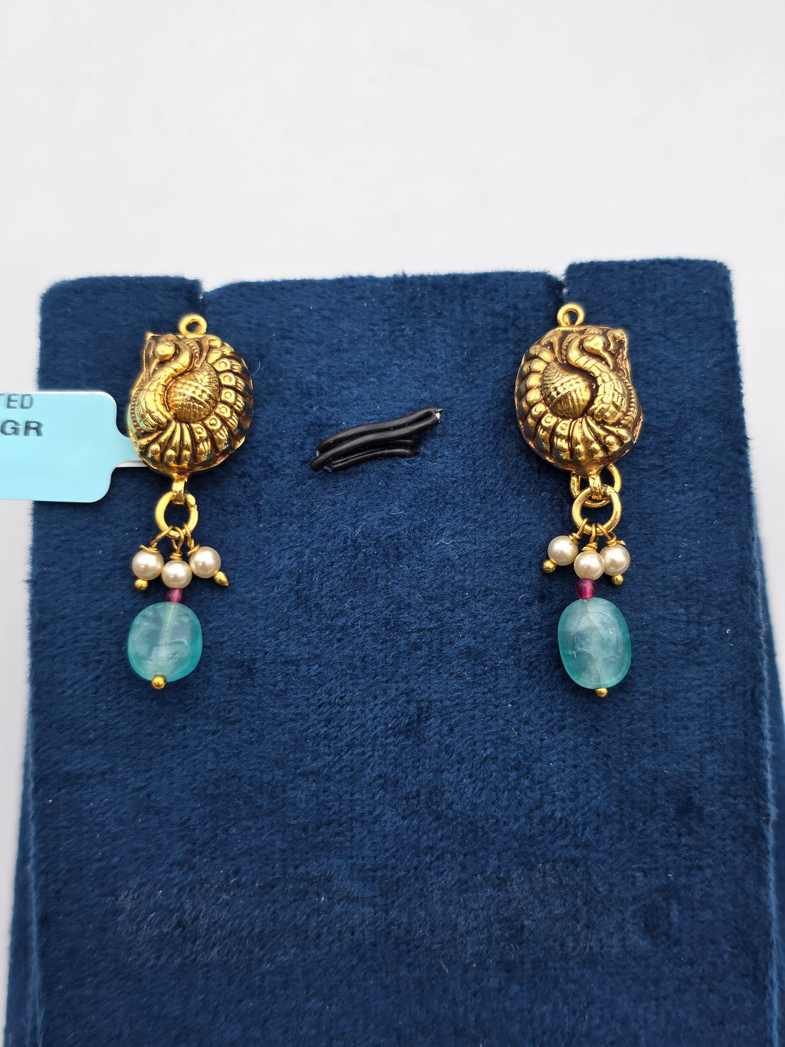 SILVER GOLD PLATED EARRINGS GP133