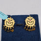 SILVER GOLD PLATED EARRINGS GP146