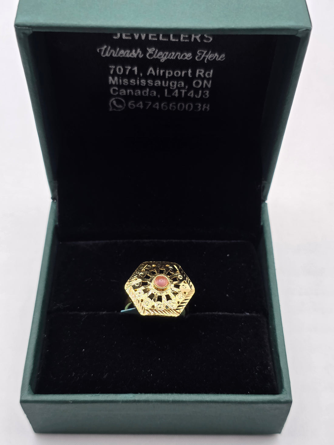 SILVER GOLD PLATED RING GP117