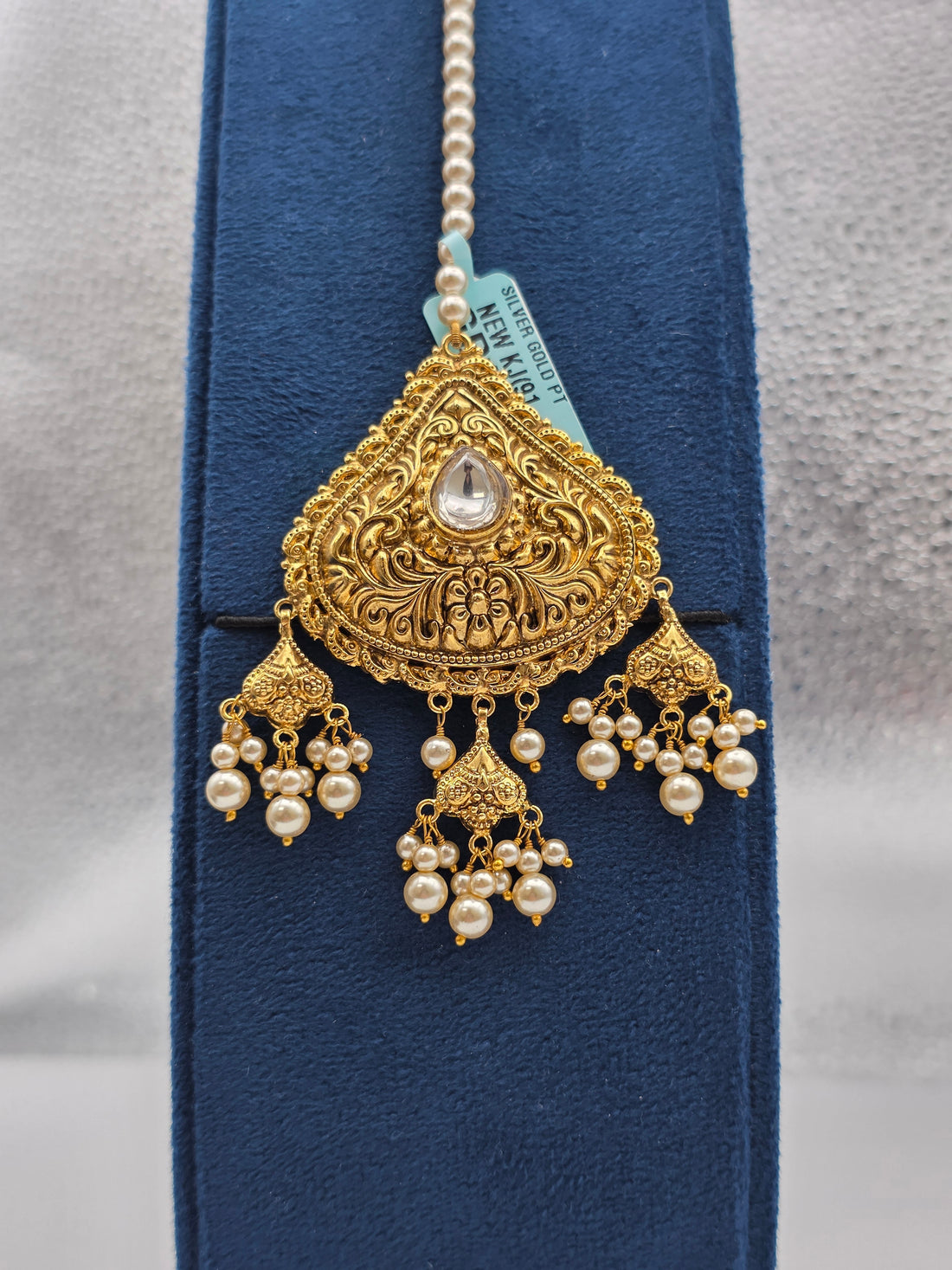 SILVER GOLD PLATED TIKKA GP151