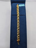 SILVER GOLD PLATED BRACELET GP128