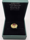 SILVER GOLD PLATED RING GP113