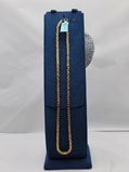 SILVER GOLD PLATED CHAIN GP129