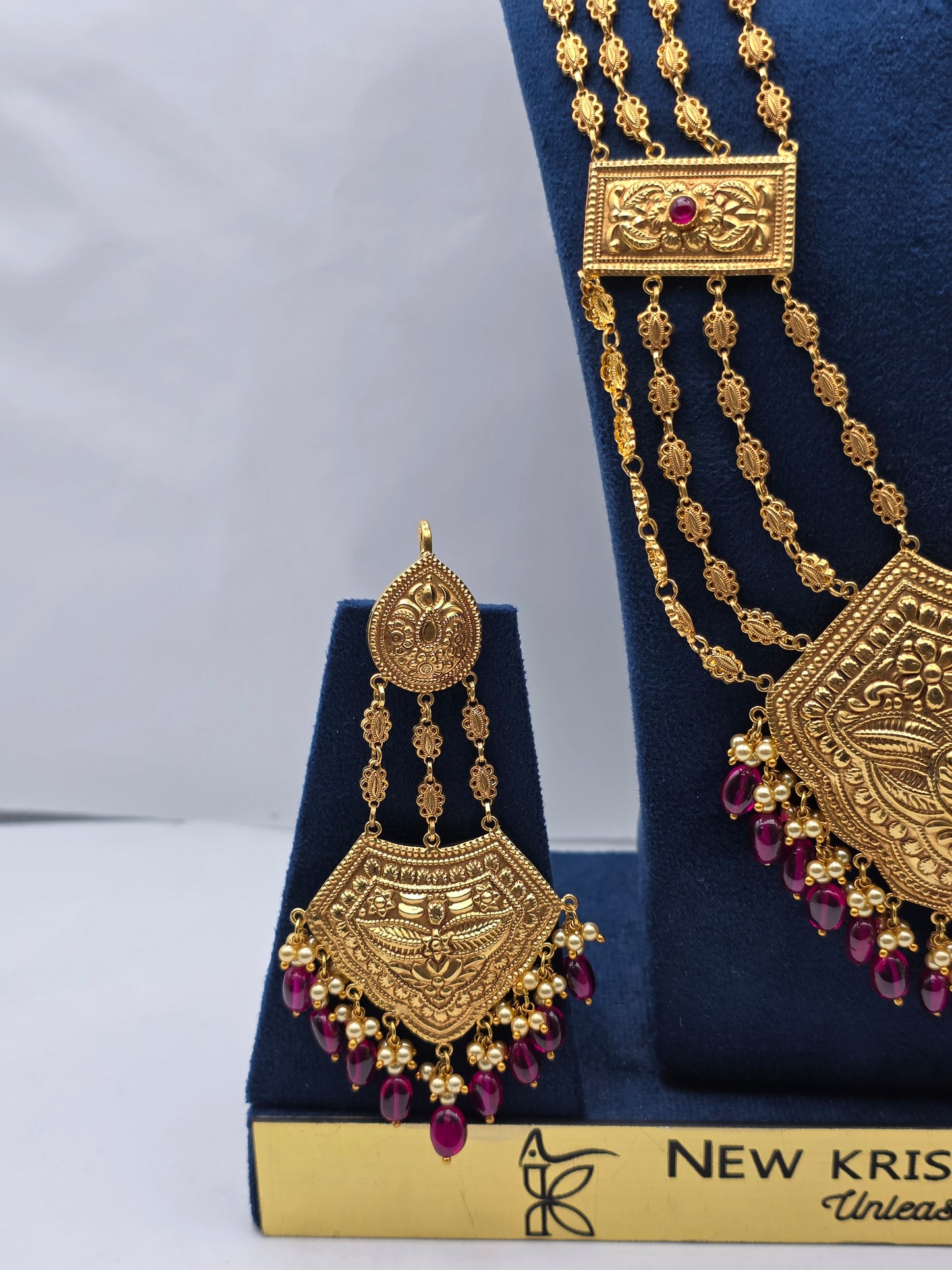 SILVER GOLD PLATED RANI HAAR GP023