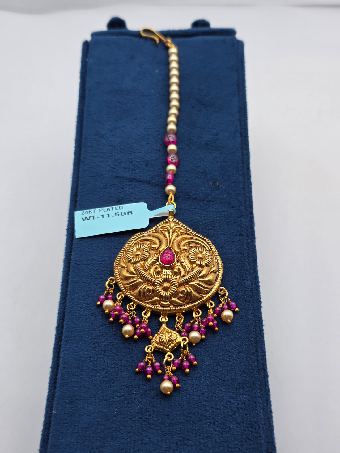 SILVER GOLD PLATED TIKKA GP059