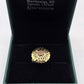 SILVER GOLD PLATED RING GP118