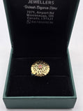 SILVER GOLD PLATED RING GP118