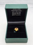 SILVER GOLD PLATED RING GP145