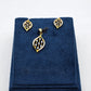 SILVER GOLD PLATED PENDANT SET GP036