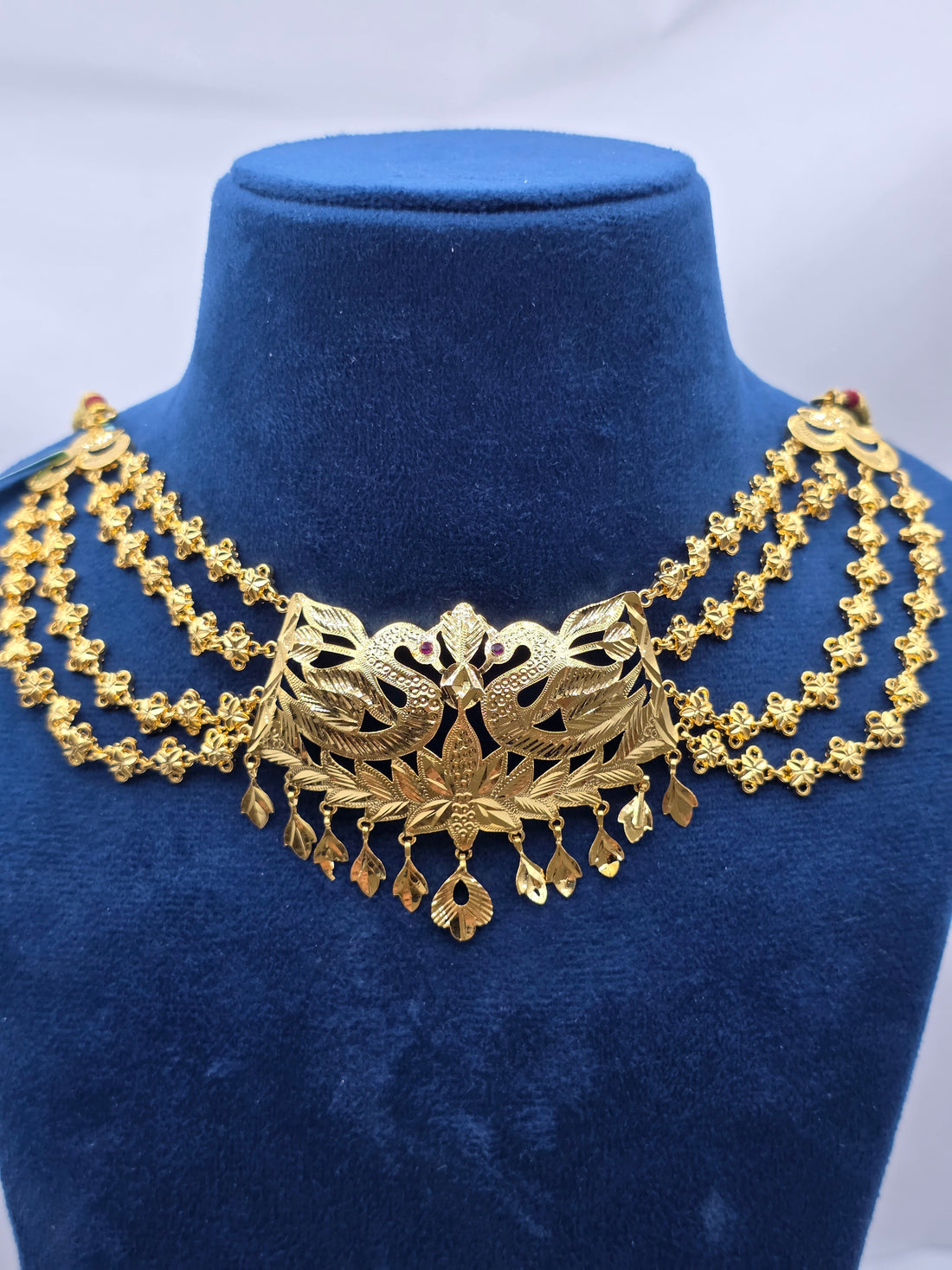 SILVER GOLD PLATED MORNI SET GP011