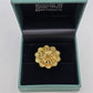 SILVER GOLD PLATED RING GP143