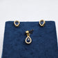 SILVER GOLD PLATED PENDANT SET GP039