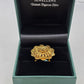 SILVER GOLD PLATED RING GP143