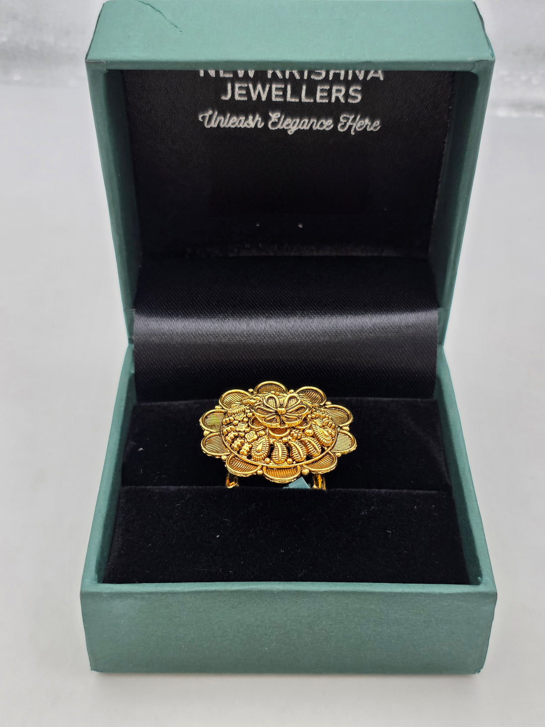 SILVER GOLD PLATED RING GP143