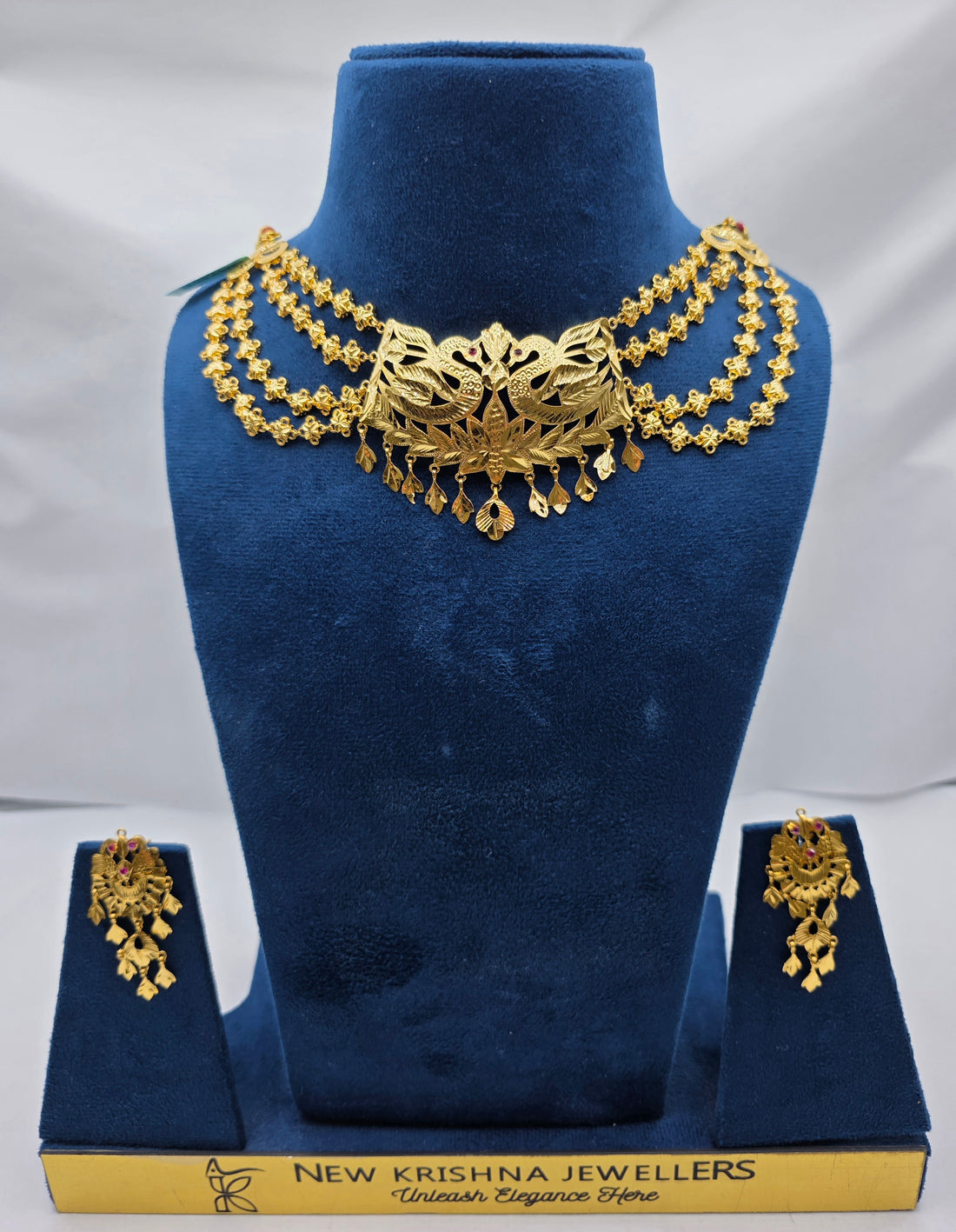 SILVER GOLD PLATED MORNI SET GP011