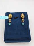 SILVER GOLD PLATED EARRINGS GP133