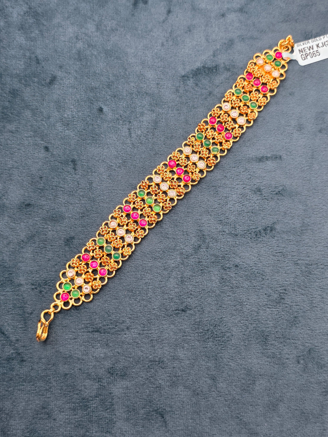SILVER GOLD PLATED BAAHI GP064