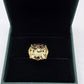 SILVER GOLD PLATED RING GP121