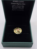 SILVER GOLD PLATED RING GP115