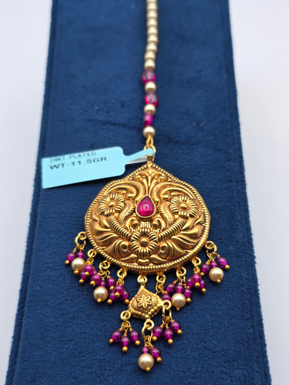 SILVER GOLD PLATED TIKKA GP059