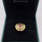SILVER GOLD PLATED RING GP120