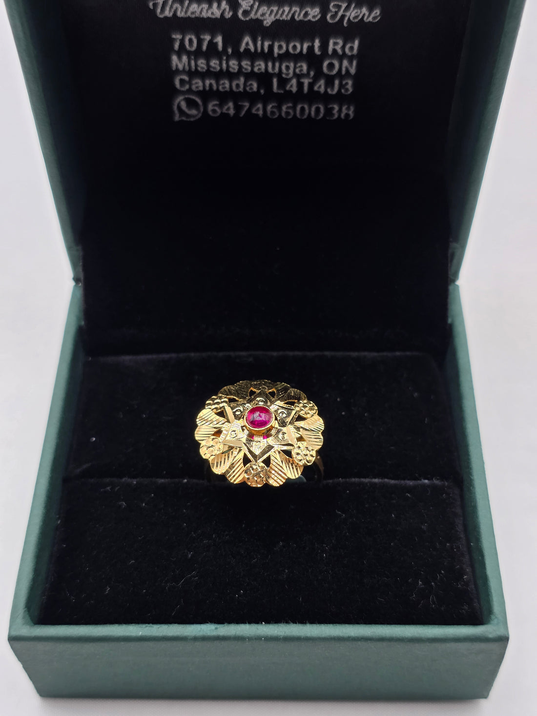 SILVER GOLD PLATED RING GP120